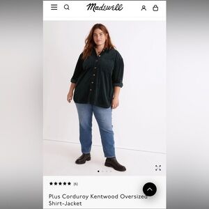 Madewell Oversize Corduroy shacket